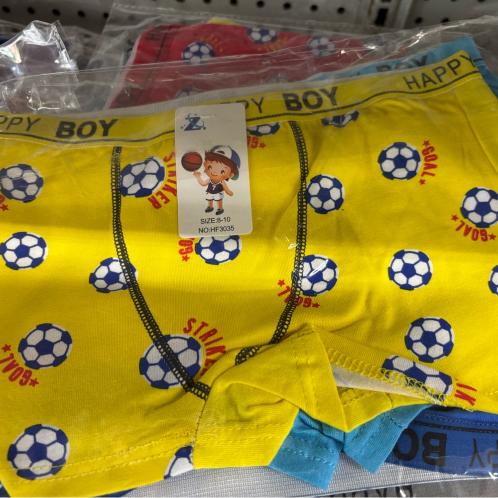 Boys' 4 pack Boxer Brief Underwear